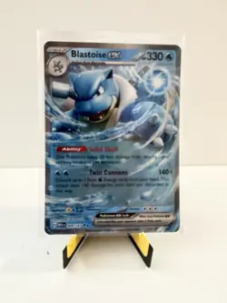 Blastoise ex 009/165 Double Rare 151 Pokemon Holo Lightly Played - Image 1