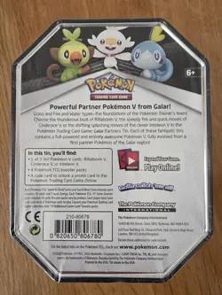 Pokemon TCG Galar Partners Tin Cinerace V Burning Shadows Steam Siege New Sealed - Image 2