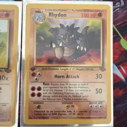 Pokemon VINTAGE 1st Edition Jungle Lot of 2 Marowak and Rhydon - Image 3