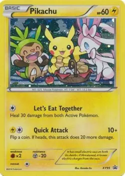 Heavily Played Pikachu - XY95 - BREAKpoint One Pack Blisters - Holo Pokemon XY P - Image 1
