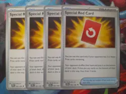 4x Special Red Card 082/086 x4 - Chaos Rising - Pokemon TCG - Playset - Image 1