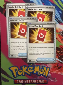 Special Red Card 082/086 Set - Pokemon Chaos Rising CRI - NM X4 - Image 1