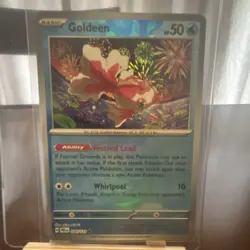 The Pokemon Company TCG Goldeen 020/131 Master Ball Pattern Holo 50HP EN C - Image 1
