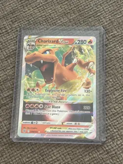 Pokemon Brilliant Stars Charizard VSTAR Ultra Rare Holo Card 018/172SWSH09 NM - Image 5