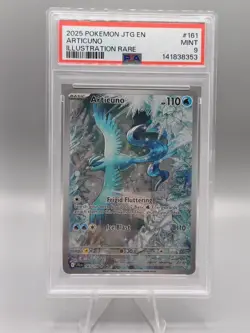 2025 POKEMON JTG EN ARTICUNO ILLUSTRATION RARE PSA 9 - Image 1
