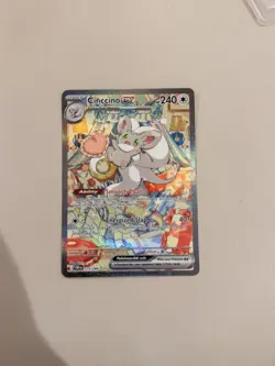 2026 Pokemon Chaos Rising Cinccino ex SIR Special Illustration Card 119/086 - Image 1