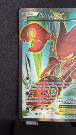 Pokemon TCG Scizor EX 119/122 Breakpoint Full Art Ultra Rare Pokemon Card NM - Image 2