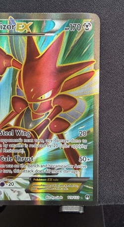 Pokemon TCG Scizor EX 119/122 Breakpoint Full Art Ultra Rare Pokemon Card NM - Image 3