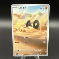 Pokemon TCG Sandile SV01 Scarlet & Violet 216/198 Illustration Rare Holo ENG - Image 1