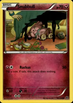 SNUBBULL 68/124 Fates Collide TCG Pokemon Card Near Mint - Image 1
