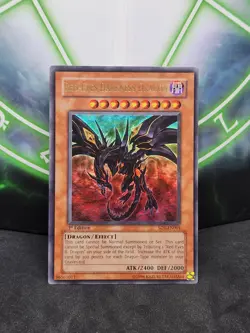 Yugioh Red-Eyes Darkness Dragon SD1-EN001 Ultra Rare 1st Edition VLP - Image 1