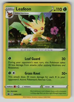 Leafeon SWSH191 Holo Promo Sword & Shield Promo Pokemon NM - Image 1