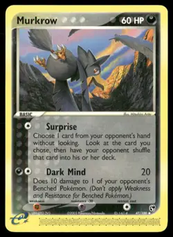 Murkrow #47/100 Sandstorm Pokemon (1P) - Image 1