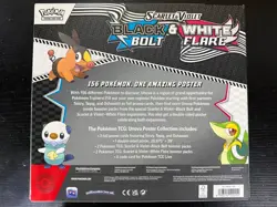 Pokemon TCG Black Bolt & White Flare Unova Poster Collection Box New Sealed - Image 2