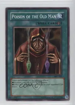 Poison of the Old Man Unlimited YuGiOh Magician's Force #MFC-033 2003 READ - Image 1