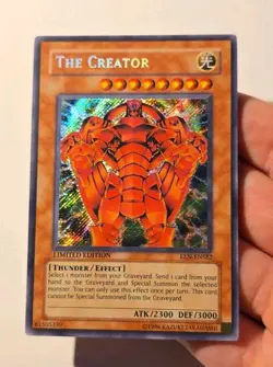 Yugioh The Creator EEN-ENSE2 Secret Rare LP - Image 3