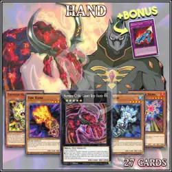 GIRAG's HAND DECK 27 | Fire Holding Genie Ice Magic Red Thunder +BONUS YuGiOh🔥 - Image 2