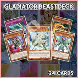 GLADIATOR BEAST DECK 24 | Retiari Bestiari Essedarii Samnite YuGiOh - Image 2