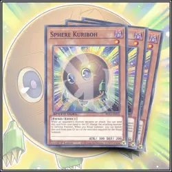 YuGiOh SPHERE KURIBOH x3 | SECRET RARE | 1ST Edition 💎 - Image 1