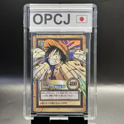 Luffy 2000 C35 One Piece Carddass Hyper Battle Holo Rare Japanese Bandai - Image 1