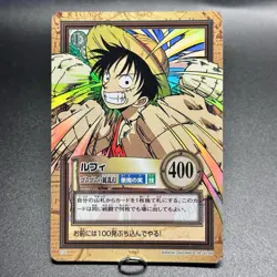 Luffy 2000 C35 One Piece Carddass Hyper Battle Holo Rare Japanese Bandai - Image 3