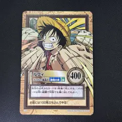 Luffy 2000 C35 One Piece Carddass Hyper Battle Holo Rare Japanese Bandai - Image 4