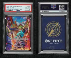 2025 One Piece Card Game: Royal Blood OP10 English SP Uso-Hachi PSA 10 GEM MT - Image 3