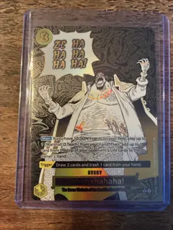 Zehahahahaha! (Alt Art) - OP16-116 - One Piece The Time of Battle - Near Mint - Image 1