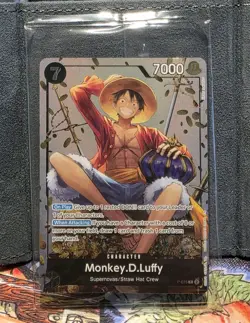 One Piece TCG - P-075 Monkey D Luffy - Promo Card - Sealed - English - Image 1