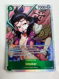 Smoker (Zoro Deck) OP10-030 SR Regular One Piece LT-01 - Free Shipping - Image 1