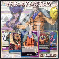 BAROQUE WORKS DECK 51 | Works Trap Crescent Cutlass Crocodile Sunday ONE PIECE - Image 1