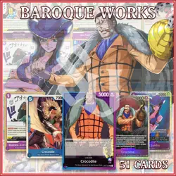 BAROQUE WORKS DECK 51 | Works Trap Crescent Crocodile Doublefinger ONE PIECE - Image 2