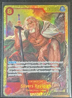 Bandai One Piece CCG Silvers Rayleigh OP08-118 Secret Rare Alt Art Foil ENG - Image 1