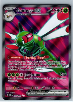 Yanmega ex 206/182 Pokemon Sv10: Destined Rivals Ultra Rare Full Art Near Mint - Image 1