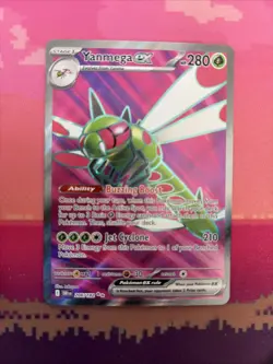 Pokemon Card Yanmega EX Destined Rivals Ultra Rare Full art 206/182 Near Mint - Image 1