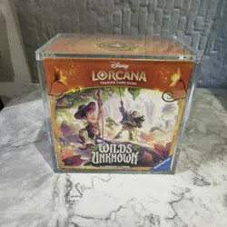 Disney Lorcana TCG - Wilds Unknown Trove in Acrylic Case - New & Sealed - Image 1