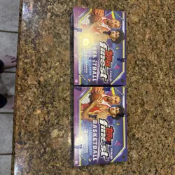 2024-25 TOPPS FINEST HOBBY BOX (2 AUTOS) Basketball Brand New Sealed QTY 2 - Image 1