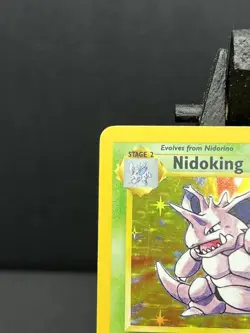 Pokemon TCG Nidoking Holo Rare Card 11/102 Base Set WOTC 1999 MP Condition - Image 2