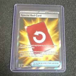 Special Red Card 113/086 Ultra Rare ME04: Chaos Rising Pokemon Near Mint - Image 1