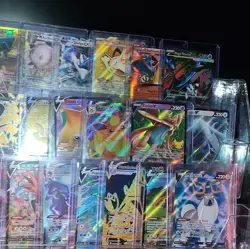 Pokemon TCG Sword & Shield English 15-Card Holo Lot V/VMAX/EX Charizard - Image 3