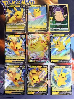 Pokemon Pikachu Card Lot 25th Anniversary English & Japanese V VMAX V-UNION - Image 5