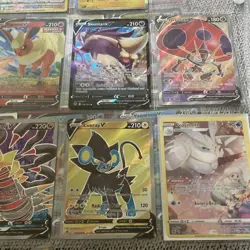 Nintendo Pokemon TCG V 6 Card Lot Flareon V Skuntank V + Frosmoth Holo - Image 1
