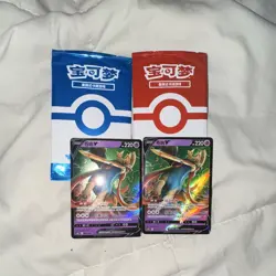 Pokemon TCG Zacian V Holo 017/024 Chinese Standard Card Lot x2 2023 - Image 1