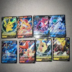 8x Pokemon V Card Bundle - Ultra Rare Holo Lot - Image 1