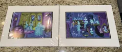 SHAG Josh Agle Disneyland Haunted Mansion - 31 Ghosts - Matted Prints Set of 2 - Image 4