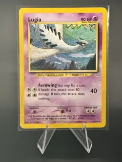 Lugia 20/64 Regular Non-Holo Rare Neo Revelation Unlimited Pokemon Card DMG - Image 1