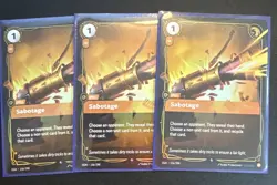 Riftbound TCG Card League of Legends 3X Sabotage Origins·156/298 EN - Image 1