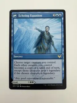 Augmenter Pugilist / Echoing Equation MTG Magic the Gathering Card NM Mint STX - Image 2