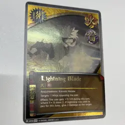 Naruto CCG Card #870 Set 23 (Invasion): Lightning Blade - Super Rare NM - Image 1