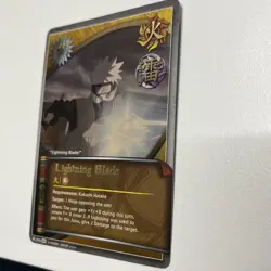 Naruto CCG Card #870 Set 23 (Invasion): Lightning Blade - Super Rare NM - Image 3